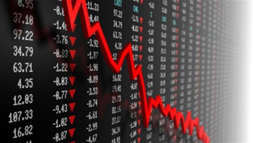 بورس بر روی دور تند نزول