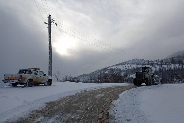 پیش بینی بارش برف در محورهای گلستان
