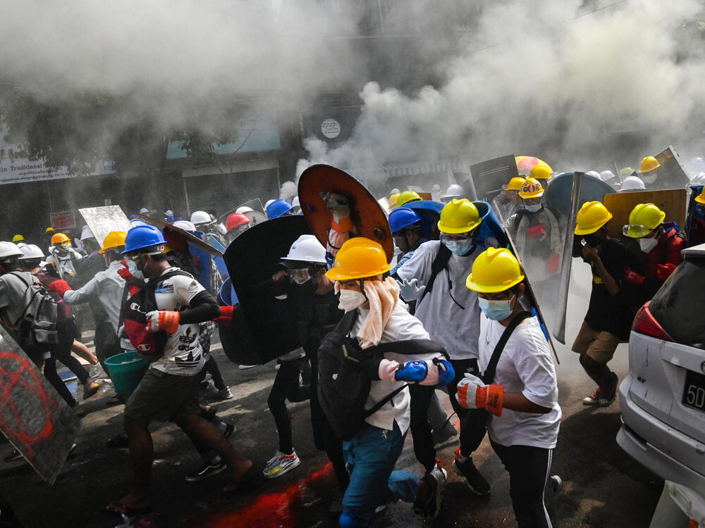 ابراز نگرانی واشنگتن نسبت به وضعیت کنونی میانمار