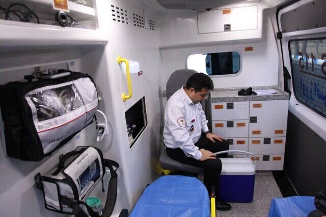 آماده‌باش خودروهای عملیاتی و آمبولانس‌ها در هرمزگان
