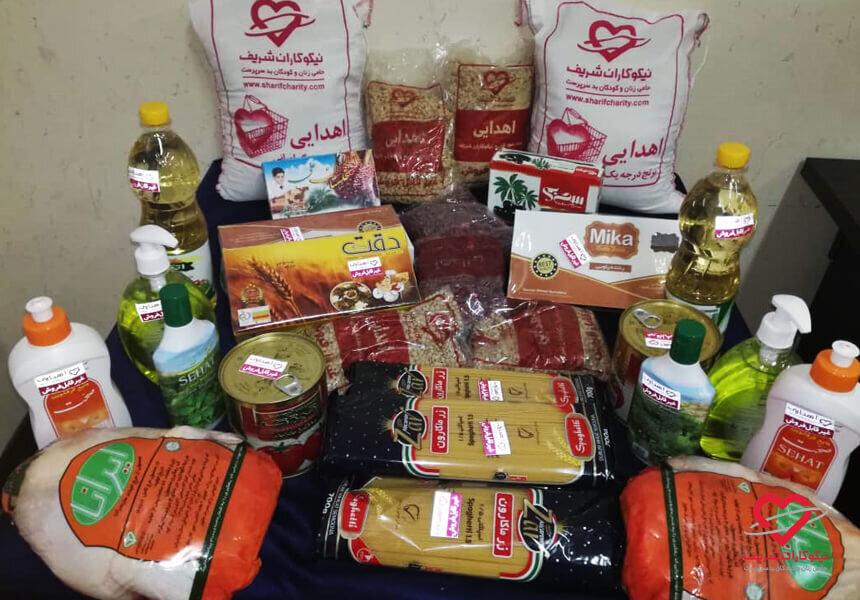 توزیع ۳۰۰ سبد کالا  در بین اعضاء انجمن نابینایان ایران