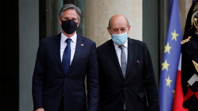 رایزنی لودریان و بلینکن درباره از سرگیری مذاکرات وین