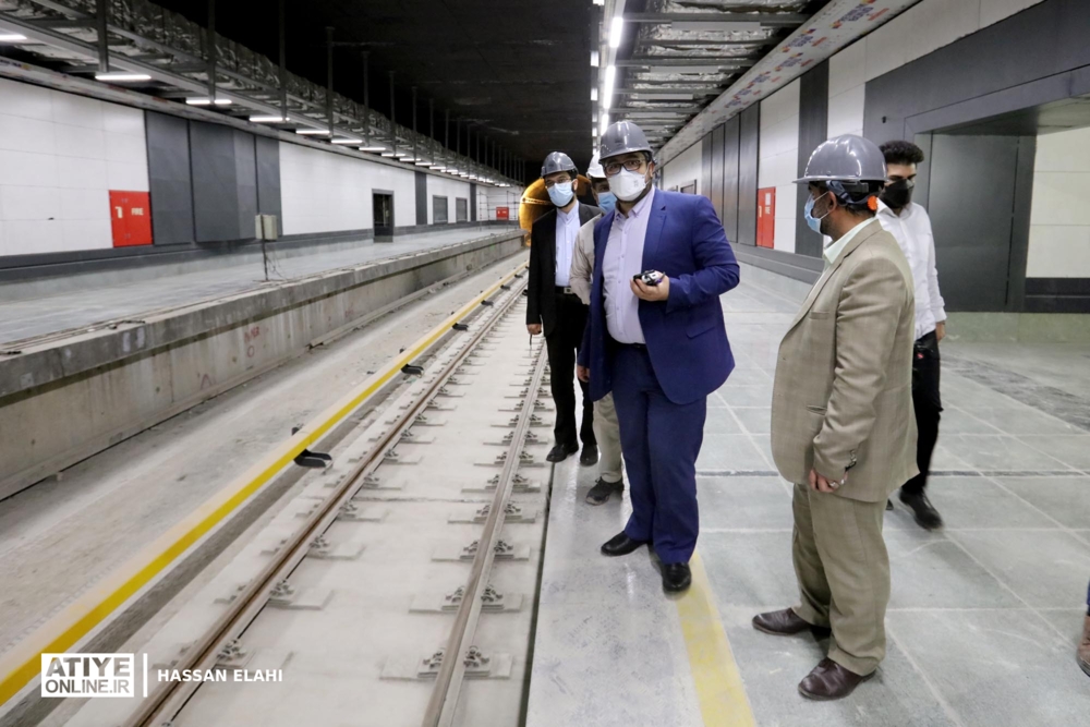 بازدید سرپرست سازمان تامین اجتماعی از پروژه متروی شهر کرج