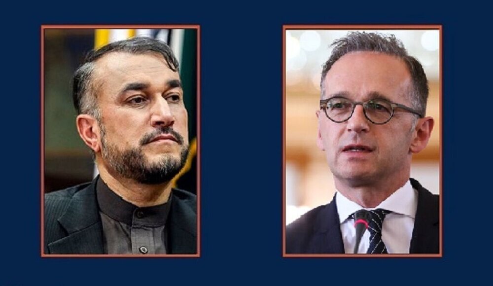 گفت‌وگوی هایکو ماس و امیرعبداللهیان درباره مذاکرات وین