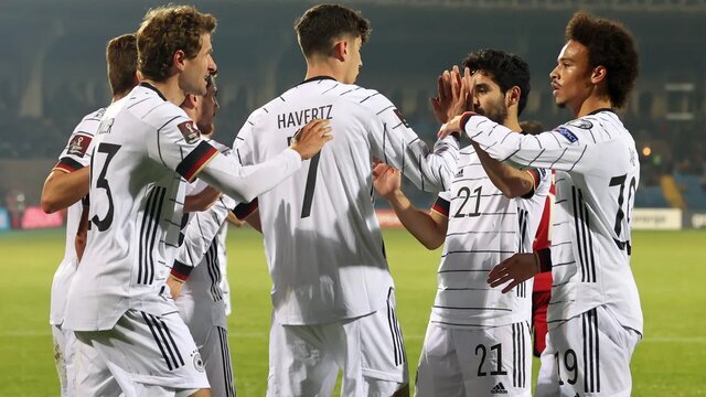 پیروزی آلمان‌ها در مقدماتی جام جهانی