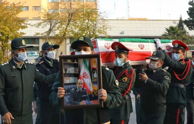 وداع و تشییع پیکر فرمانده یگان حفاظت شهرداری تهران