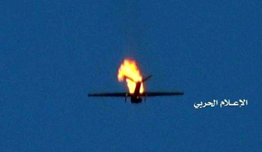سرنگونی یک پهپاد جاسوسی آمریکایی از سوی ارتش یمن