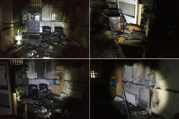 حریق در یکی از بانک های رودهن
