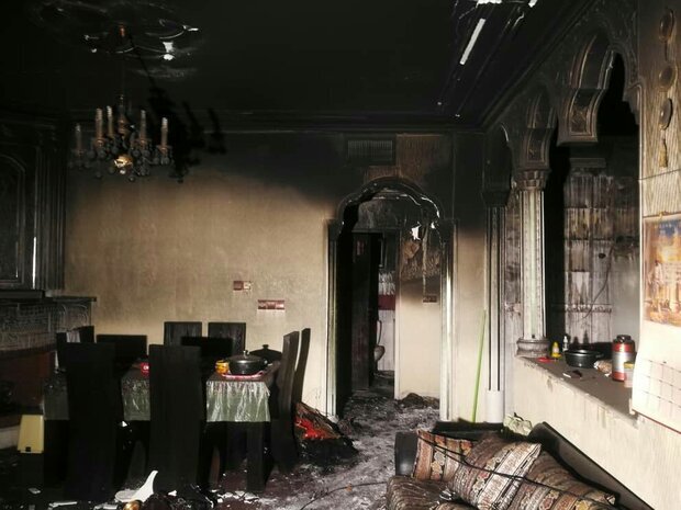 منزل مسکونی در شیراز طعمه حریق شد
