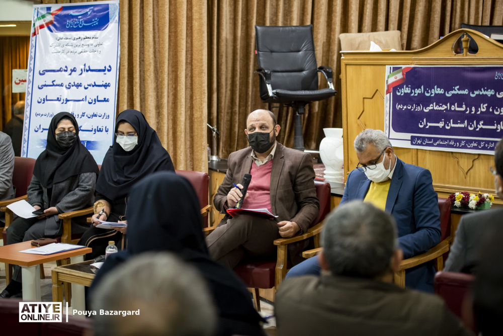 نشست معاون امور تعاون وزارت تعاون، کارورفاه اجتماعی با شرکت‌های تعاونی استان تهران