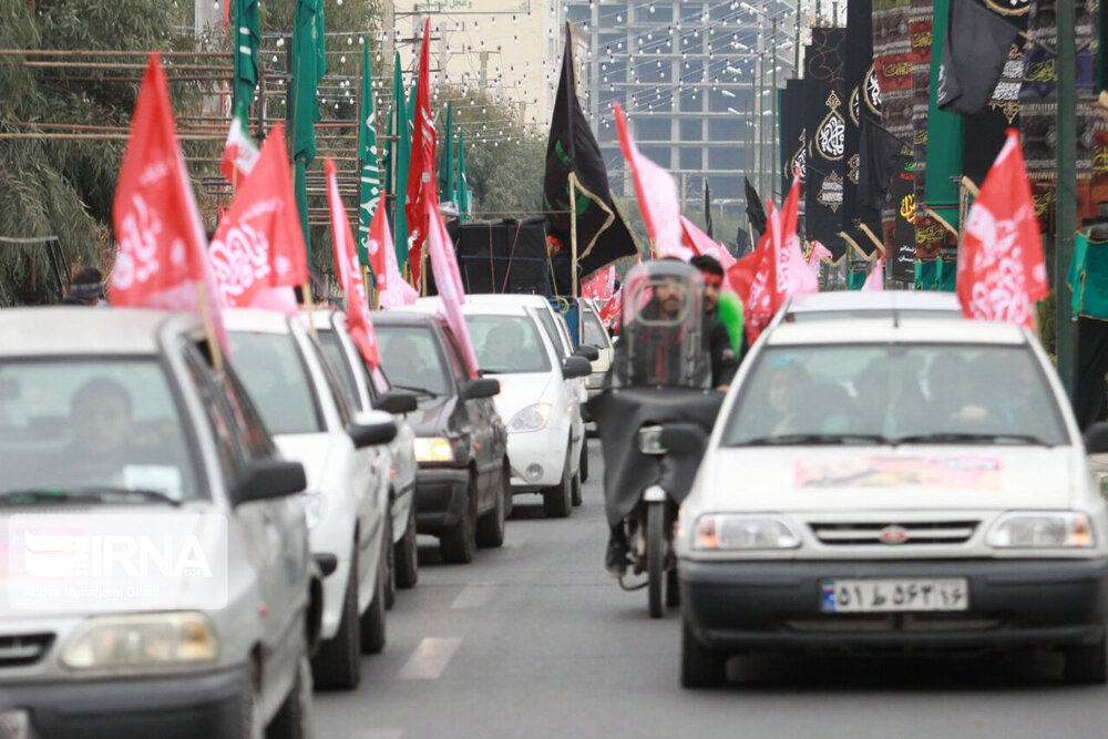 حرکت کاروان خودرویی به مناسبت سالگرد شهادت سردار سلیمانی در قم