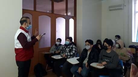 برگزاری کلاس‌های کمک‌های اولیه دانش‌آموزان ایرانی در کشور آذربایجان