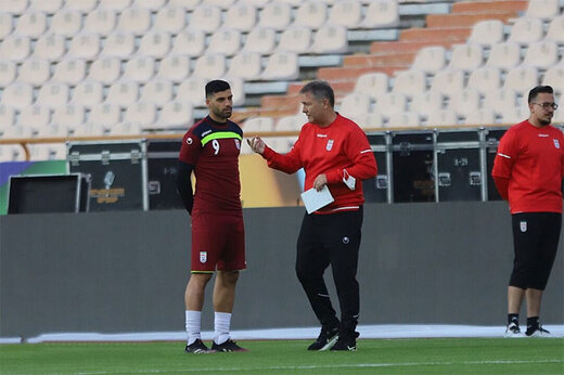 مکالمه جالب طارمی و اسکوچیچ روی آنتن زنده
