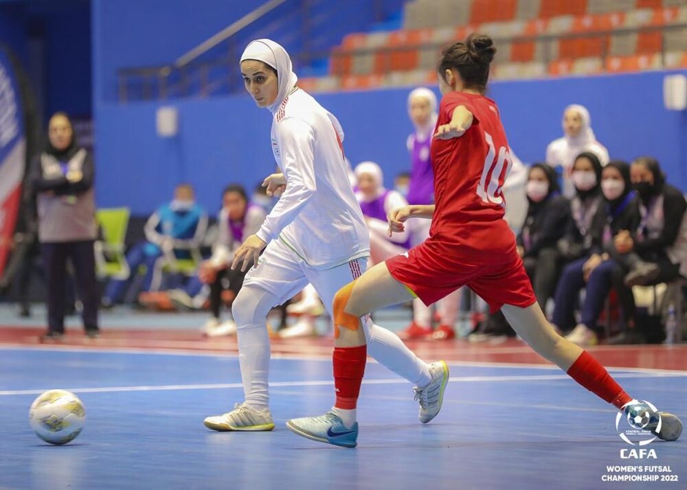 زنان فوتسال ایران به تساوی رضایت دادند