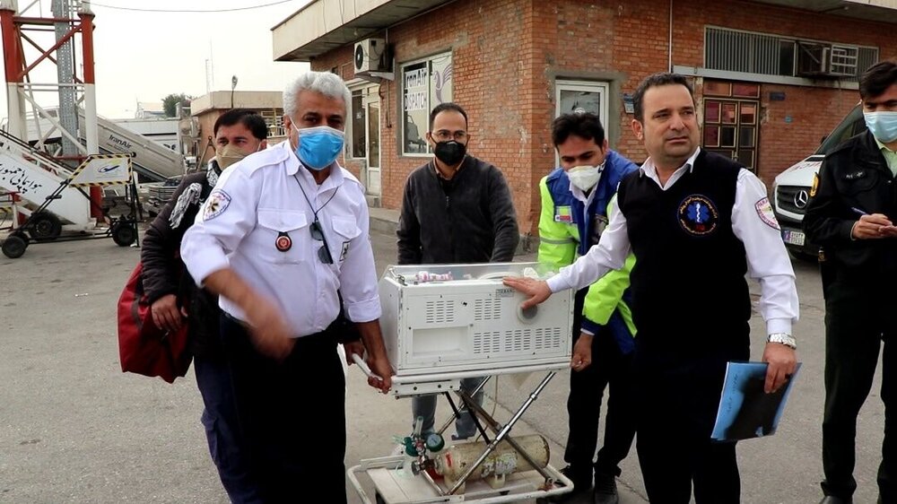 جت فالکون نجات بخش نوزاد یکماهه اهوازی
