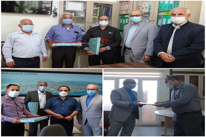 برگزاری مراسم تقدیر از رزمندگان بازنشسته جامعه کارگری و کارمندی مدیریت درمان تامین اجتماعی بوشهر