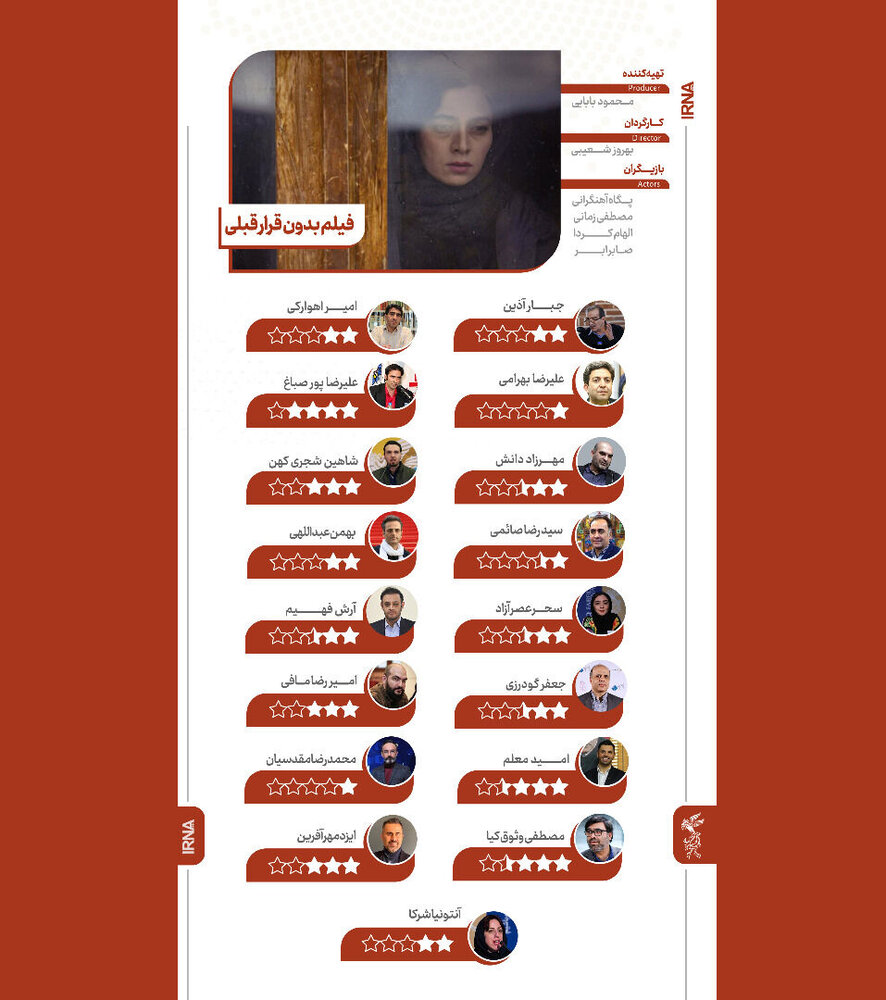 «بدون قرار قبلی» نمره قبولی از منتقدان گرفت
