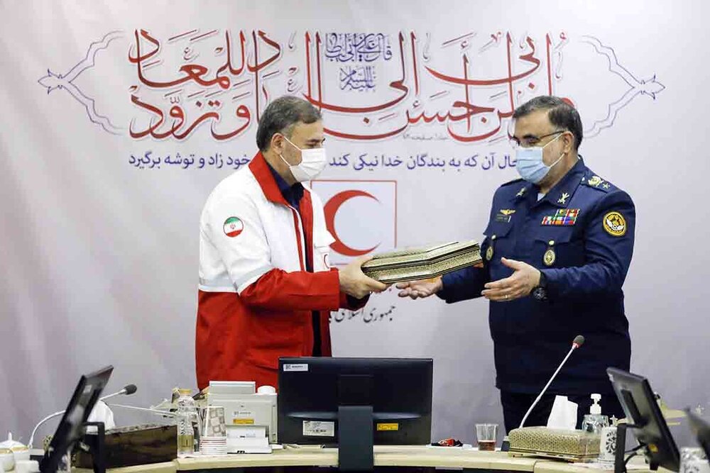 اعلام آمادگی‌نیروی هوایی ارتش برای همکاری با هلال‌احمر