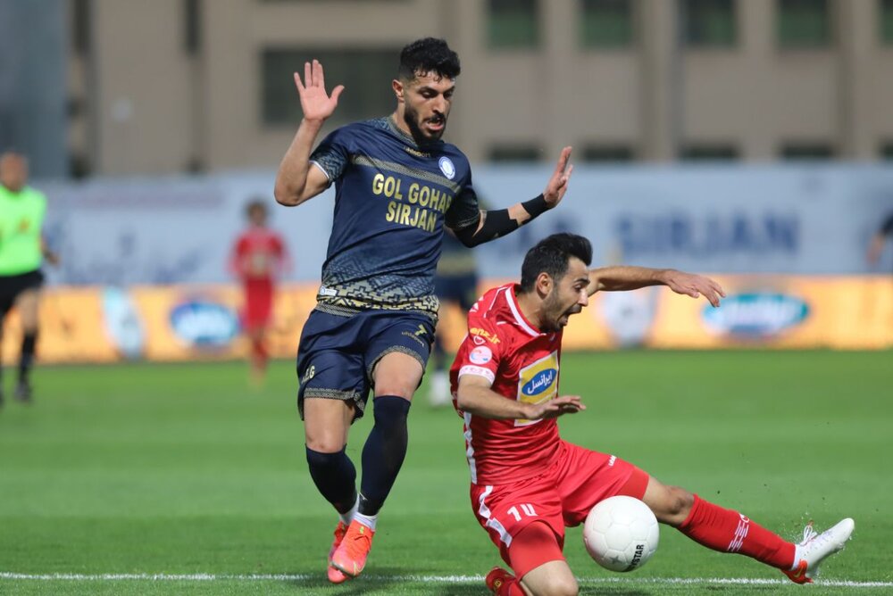 پرسپولیس ۱ - ۱ گل‌گهر / تقسیم امتیازات در سیرجان