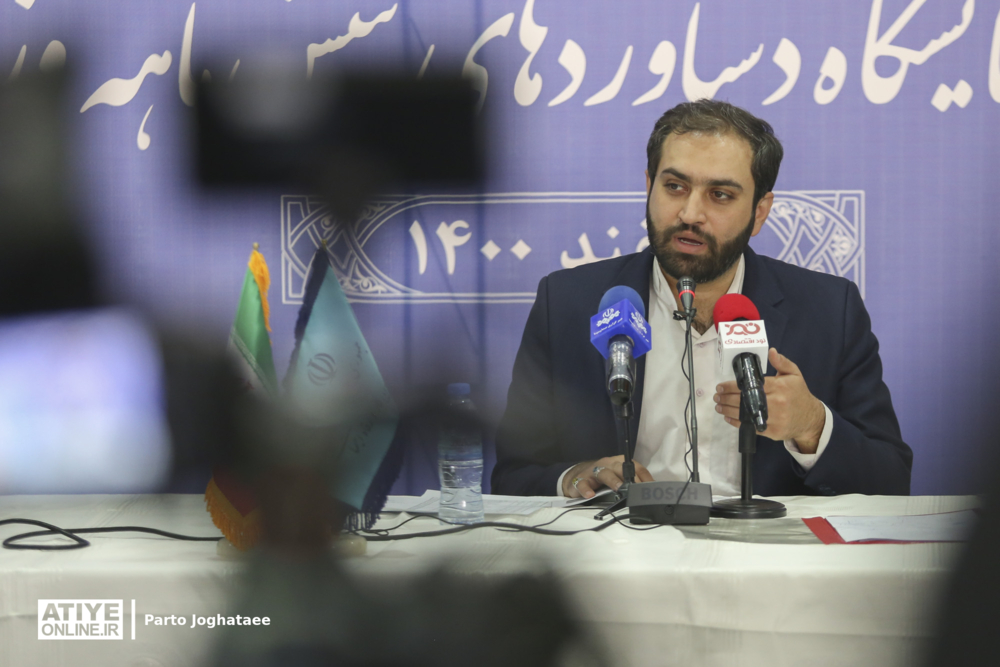 نشست خبری سرپرست معاونت توسعه و کارآفرینی وزارت کار در حاشیه نمایشگاه