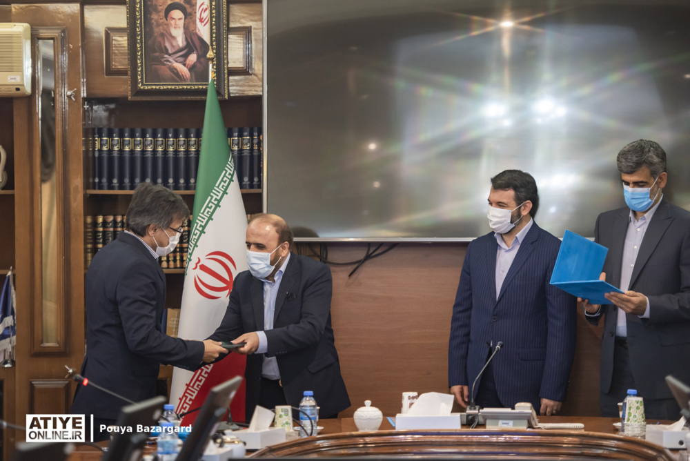 آیین معارفه جانشین وزیر در امور دانش بیان و تکریم و معارفه سرپرست مرکز حراست