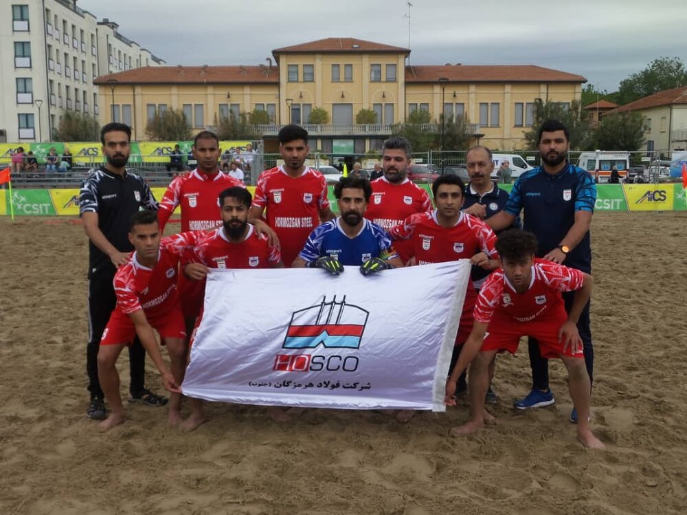 تقدیر رئیس کمیته ملی المپیک از قهرمانان فوتبال ساحلی کارگران جهان