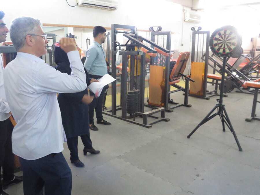 برگزاری اولین دوره مسابقه ورزشی رشته دارت ویژه توانیابان بوشهر