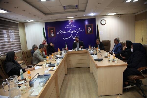هییت اندیشه ورزی تعاون کار و رفاه اجتماعی استان البرز تشکیل شد