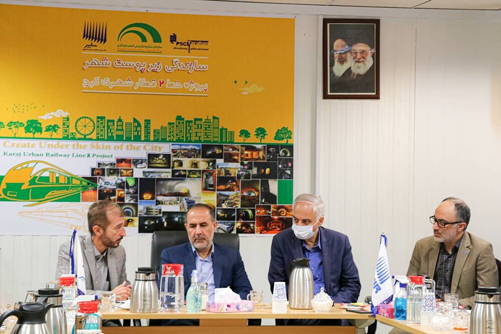 بازدید قائم مقام سازمان بازرسی کل کشور از پروژه خط دو مترو کرج