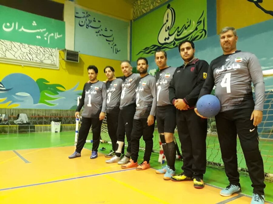 نایب قهرمانی تیم گلبال بهزیستی قم