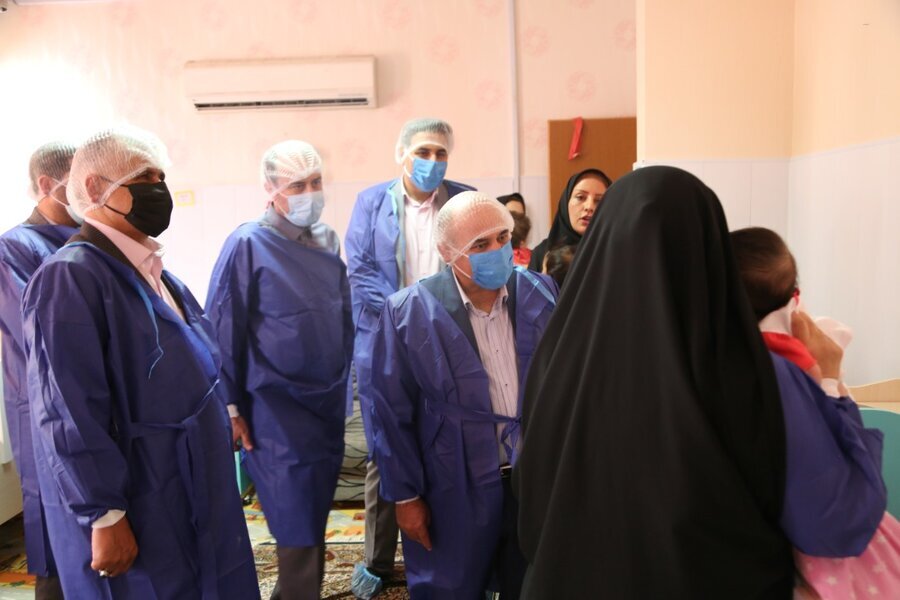 بازدید مدیر کل اداره پست مازندران از شیرخوارگاه و خانه نوباوگان شکوفه شهرستان ساری