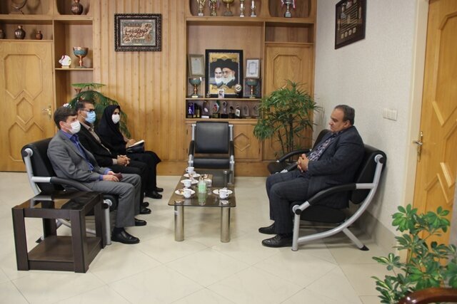 دیدار و تقدیر مدیرکل انتقال خون استان از مدیر کل بهزیستی