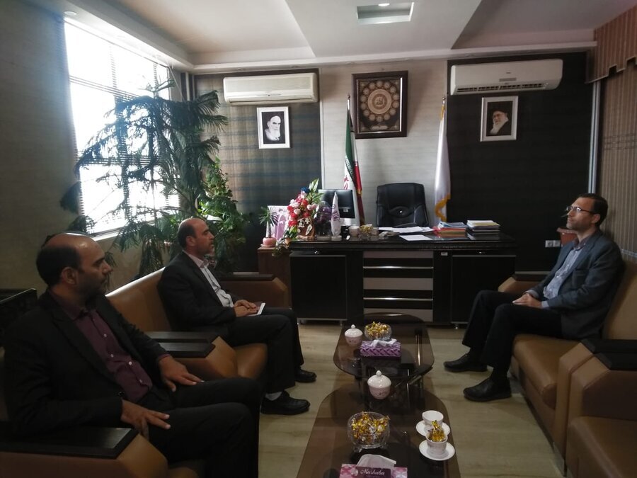 دیدار مدیر موسسه محکم شعبه قم با مدیر کل بهزیستی