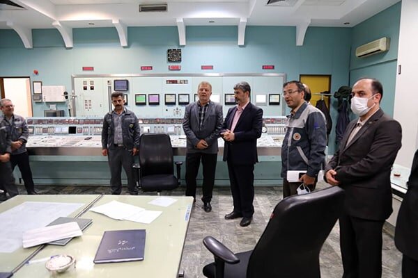 بازدید مدیرعامل شستا و هیات همراه از نیروگاه حرارتی تبریز