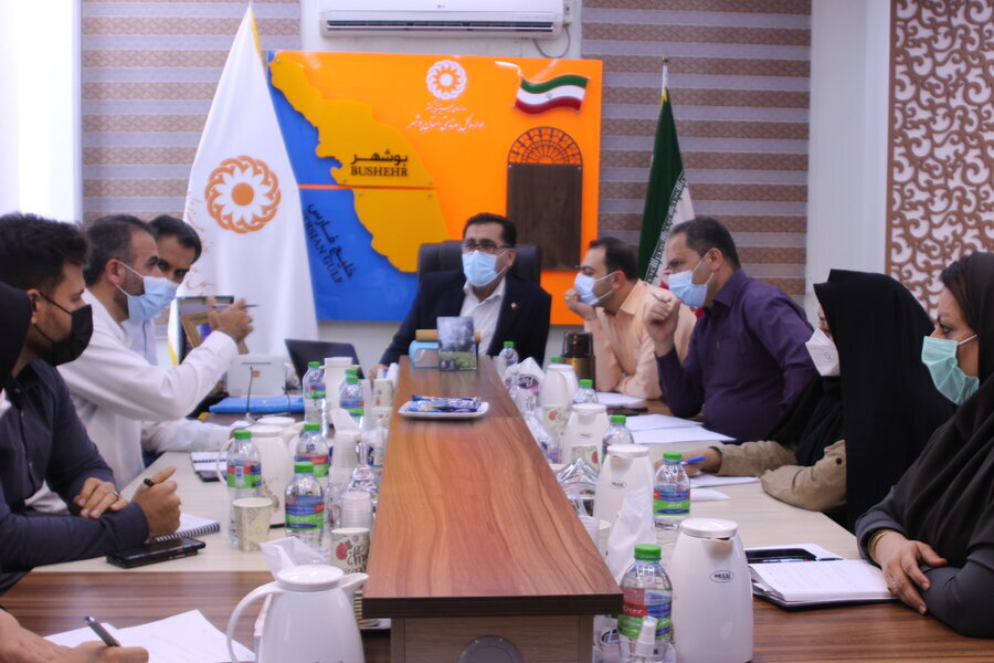 برگزاری کمیته هشدار در پی ورود سامانه مونسونی بهزیستی استان بوشهر