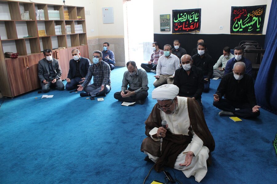 مراسم سوگواری و عزاداری کارکنان بهزیستی خوزستان در سومین روز از ماه محرم