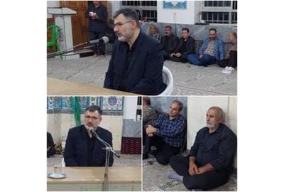 حضور سیاوش آقاجانی در روستای امامده بخش رودبنه از توابع شهرستان لاهیجان