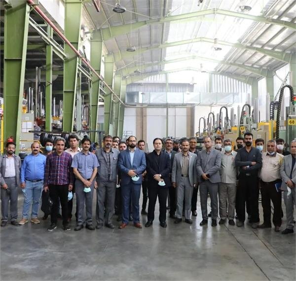 بازدید از خط تولید کارخانه کویر تایر