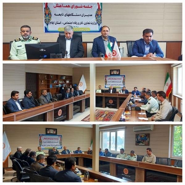 فعالیت شورای هماهنگی مدیران دستگاه های تابعه وزارت تعاون، کار و رفاه اجتماعی در استان