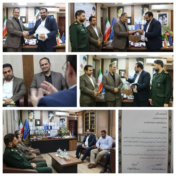 تقدیر  از مدیر کل تعاون کار و رفاه اجتماعی خوزستان