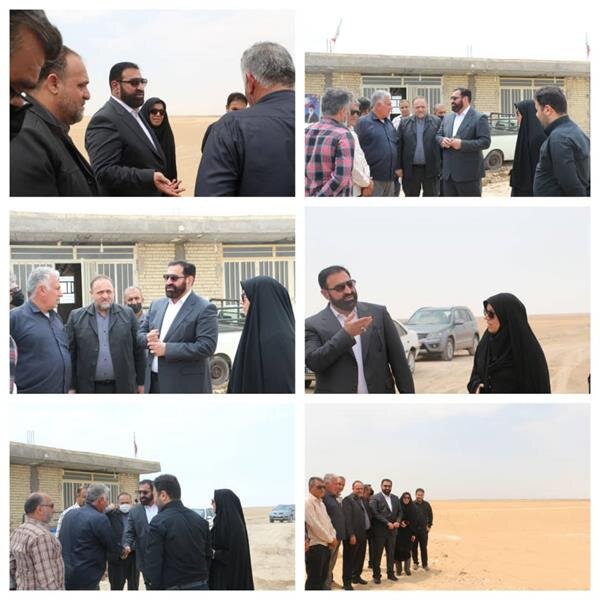 بازدید مدیر کل تعاون  خوزستان از پروژه تعاونی آبزی گستران هندیجان