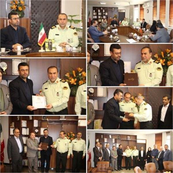 دیدار فرمانده نیروی انتظامی کردستان با مدیرکل تعاون، کار و رفاه اجتماعی