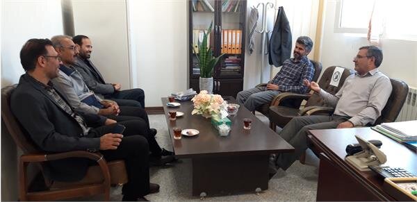 دیدار مدیر فنی و حرفه ای و رئیس اداره تعاون، کار و رفاه اجتماعی سرایان
