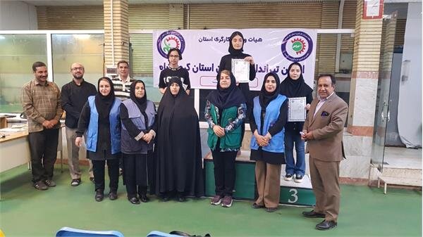 معرفی نفرات برتر مسابقات تیراندازی کارگران کرمانشاه