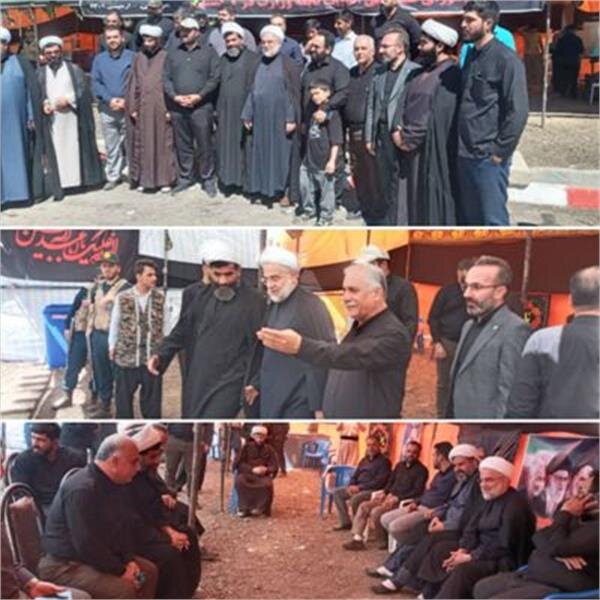 بازدید نماینده ولی فقیه در کردستان از موکب شهدای کارگر وزارت تعاون