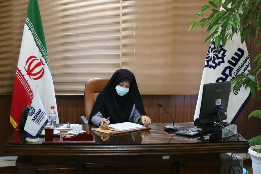 گفتگو مدیرکل بهزیستی مازندران با مردم در مرکز سامد