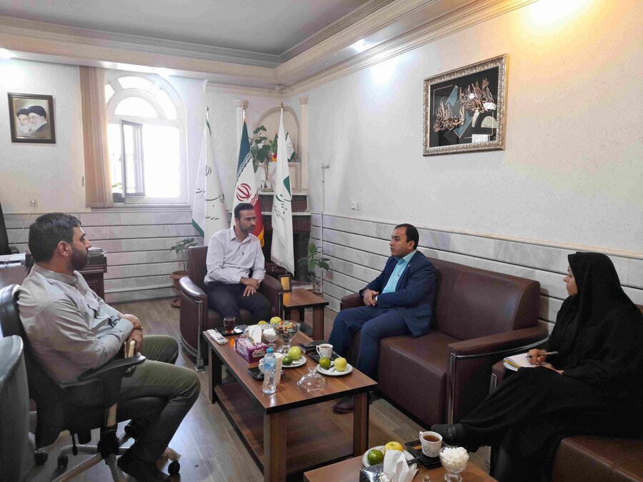 دیدار مدیران کل بهزیستی و ستاد اجرایی فرمان امام خمینی(ره) در استان سمنان