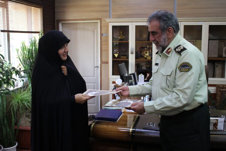 تفاهم نامه همکاری اداره کل بهزیستی البرز با فرماندهی انتظامی استان