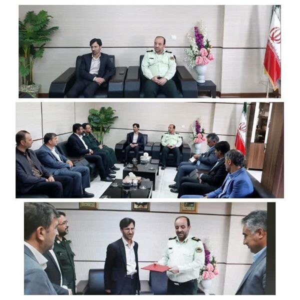 دیدار مدیرکل تعاون چهارمحال وبختیاری با فرمانده انتظامی استان