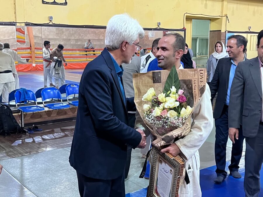 تقدیر از ورزشکاران و جودوکار نابینای موفق